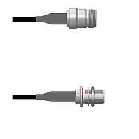 Amphenol Custom Cable Q-1W01X0008006i RF Cable Assemblies N-SJ/N-SJB RG58 6I