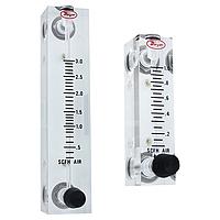 Dwyer VFA-22 Acrylic Flowmeters for Gas/Liquid, 2" & 4" Scales, NIST Options (1/8 in, NPT Female)