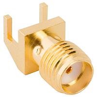 Amphenol RF 132417 PCB Connectors SMA R/A PCB END LAUNCH RECPT