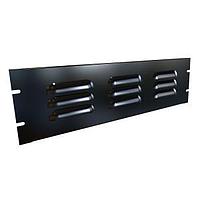 Hammond Manufacturing PVLL19005BK2 Louvered Steel Louvered, Vented Panel
