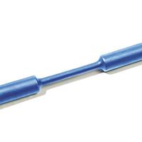 HellermannTyton 309-65157 Tubing Heat Shrink Tubing, 4' Long Stick, 2:1 Shrink Ratio, 3/8", 9.5/4.8 Dia, PO, Blue, 15/pkg