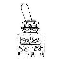 Honeywell 66AT312-3 Toggle Switches Toggle SW 6PDT 2POS Sold T 2 type Term