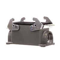 AMP Connectors - TE Connectivity T1440162121-000 Housings Hood Steel Lock PG21 Side Entry