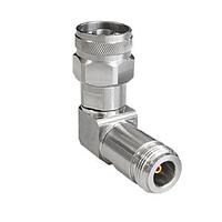 Bulgin RFABNPNP RF Connectors / Coaxial Connectors N Plug to N Plug Right Angle RF Adapter