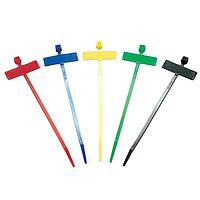 HellermannTyton IT18R10C2 Cable Ties Identification Tie, 3.9" Long, 18lb Tensile Strength, PA66, White, 100/pkg