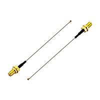 Taoglas CAB.S23 RF Cable Assemblies IpexMHF4(HSC comp) to 250mm 0.81mm coax cable to SMA(F)BK Jack Straight