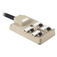 Weidmuller 9456190000 Circular Metric Connectors SAI-4-F 4P PUR 5M