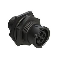 Amphenol SINE Systems FLS710N4S03 Connectors 4 POS JAM NUT RECEPT