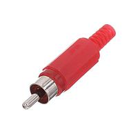 Kobiconn 174-0151-E RCA Phono Connectors RED HANDLE W/STR RL
