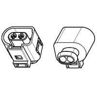 AMP Connectors - TE Connectivity 493989-1 Housings HSG 2 POSN. JPT ASSY