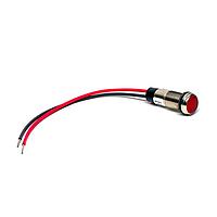 Dialight 656-1103-303F Indicators 1/2 Flat Red 12VDC w/Leads