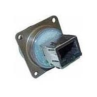 Amphenol Socapex RJF67SAPE1B Modular Cat6 A Code Jam Nut REC Black