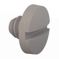 Essentra Components 010632B012 Machine Screw Binder Slotted Screw, #6-32 Thread, 1/8 in Lg