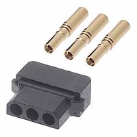 Harwin M80-8980305 Wire Housings 3 POS SIL FEMALE 24-28 AWG