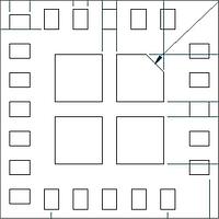 MACOM MASW-011154-TR0500 RF Switch ICs Switch,SP4T,DC-57 GHz,3mm,Absorptive,T&R