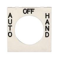 Eaton E30KN53B Pushbutton Legend Plate FACEPLATE