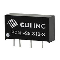 CUI Inc PCN1-S5-S12-S Isolated 4.5-5.5Vin 12Vout 84mA 1W Iso SIP