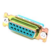 Cinch DAMAY15SFO Receptacle DSUB 15F CRIMP LC Y ZINC