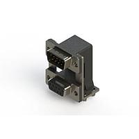 EDAC 663-009-664-04C Dual Port D-Sub Connectors Right-angle Dual Port D-Sub Connector