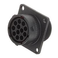 Amphenol SINE Systems RTS014N12S03 Connectors RCP SQ FL 12POS SZ 14 SCKT SEAL