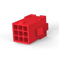 AMP Connectors - TE Connectivity 1-172332-9 Receptacle Housings CAP 9P MINI BLACK