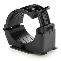 HellermannTyton 156-02654 Cable Mounting & Accessories Adhesive Mount Ratchet Clamp, 1.42 - 2.0" Bundle Dia, MB5A, PA66HIRHSUV, Black, 200/ctn