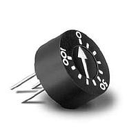 TT Electronics / BI Technologies 93PR500LF Trimmer Resistors - Single Turn 1/2inch 500 LEADFREE Thumbwheel