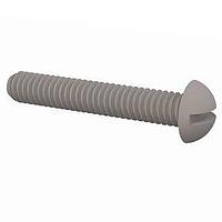 Essentra Components 010832R100 Round Slotted Round Slotted Screw, #8-32 Thread, 1 Lg