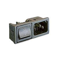 Bulgin BZM27/Z0000/59B IEC Inlets C14-IEC INLET DP SW RED PWR MODULE