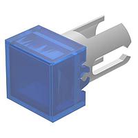 EAO 19-952.6 Panel Mount Indicators / Switch Indicators LENS SQ FLT BLUE