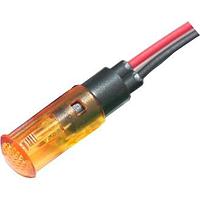 Mallory Sonalert FL1P-8QW-2-Y110V Indicators LED YEL 8MM SNAP 110VAC/DC