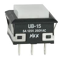 NKK Switches UB15KKW01N-B Sealed SPDT ON-(ON) WHITE