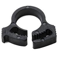 HellermannTyton SNP1.5GHS0M4 Conduit Clips Snapper Hose Clamp, 0.32 - 0.35" Bundle Diameter, PA66GF13, Black, 1000/pkg