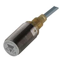 Carlo Gavazzi ICB18S30F12NO Proximity Sensors Inductive proximity sensor, M18 Nickel-Plated Brass, 2m cable, Sn 12mm, Quasi-flush mount, Short body, NPN NO output, Supply voltage 10-36Vdc, Max output current 200 mA, Max switching frequency 1,5 kHz, Operating temperature -25C - +70C, IP67