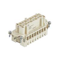 HARTING 09338162703 Inserts Han 16E Female screw insert high temp