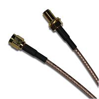 Amphenol RF 135110-03-36.00 RF Cable Assemblies SMA St BH JK to St Plug RG316U DB 36in