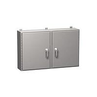 Hammond Manufacturing HN4WM424812S16 Double Door N4X 2 Door Wallmount Encl w/panel - 42 x 48 x 12 - 316 SS