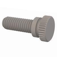 Essentra Components 0937516100T Thumb Screw Knurled Thumb Screw, 3/8-16 Thread, 1 Lg