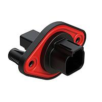 Amphenol SINE Systems AT04-2P-PM11 Connectors 2 Pin Rcpt Panel Mnt Self-Thread Black