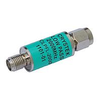 Crystek Corporation CLPFL-2000 Low Pass DC-2000MHz 7th Ord 50 ohm -40C +85C SMA