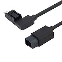 Adam Tech CA-USB4-CMRLA-CFLA-0.8M USB Cable Assembly USB 4.0 Type C Cable, Male (Right Angle) to Female, 0.8m length, 40Gbps