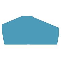 Weidmuller 1807020000 End Plate ZAP ZDU4-2/4AN BL