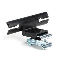 HellermannTyton 133-04257 Edge Clip and Tape Clip ASM MOUN CLIP TAPE ON BLK EDGE