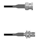 Amphenol Custom Cable Q-0L04I0008120i RF Cable Assemblies BNC-SP/TNC-SJB RG58 120I