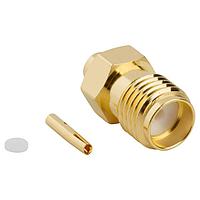 Amphenol RF 132103 Connectors SMA STRAIGHT SOLDER JACK .085 SEMI RIGID