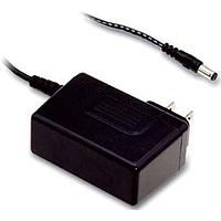 MEAN WELL SGA18U24-P1J Fixed Plugs 18W 24V 0.75A USA 2.1x5.5 Level VI