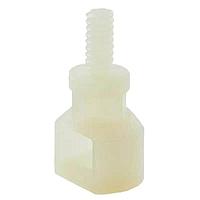 Essentra Components SRSCBS-8-01 Supports CB Spt,Rivet Mnt,Natural,1/2 in Spc