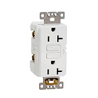 Square D SQR51201WH Receptacles TR GFCI 20A RECEPTACLE COMM WH