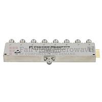 FairviewMicrowave FMSW2033, SMA SP8T PIN Diode Switch Absorptive (50 Ohm, 100MHz - 20 GHz, +27 dBm, SMA Female)