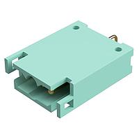 Amphenol Positronic DF04M420/AA Connectors DragonFly Gold Plating 4 Pos 22-16 AWG Copper Alloy Male Right Angle 2 Row